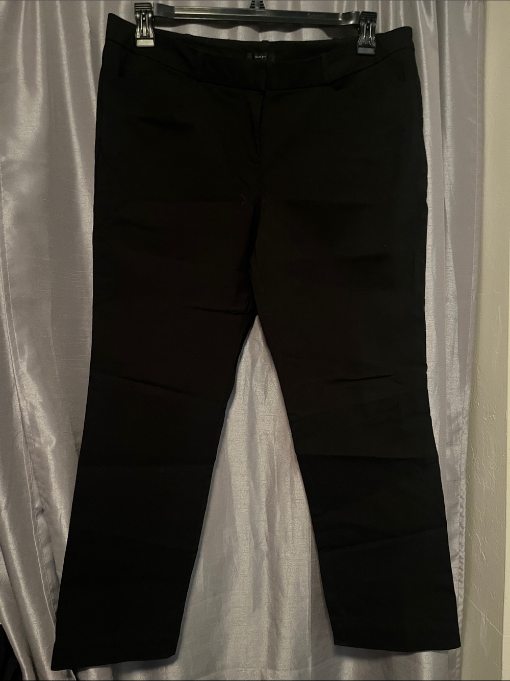 Worthington Black Straight-Leg Women's Trousers